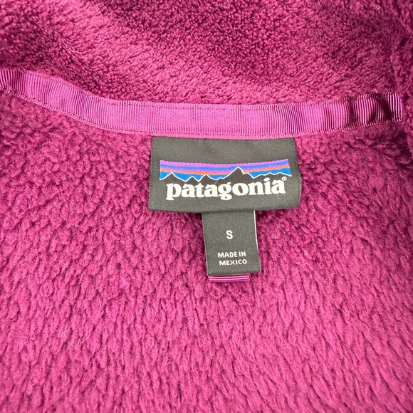 Patagonia Womens Re-Tool Vest Small Fleece Zip Up Stand Up Collar Hiking Cozy - Picture 5 of 12